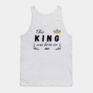 King born in july Tank Top